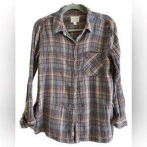 Melrose & Market plaid bottom down tunic.